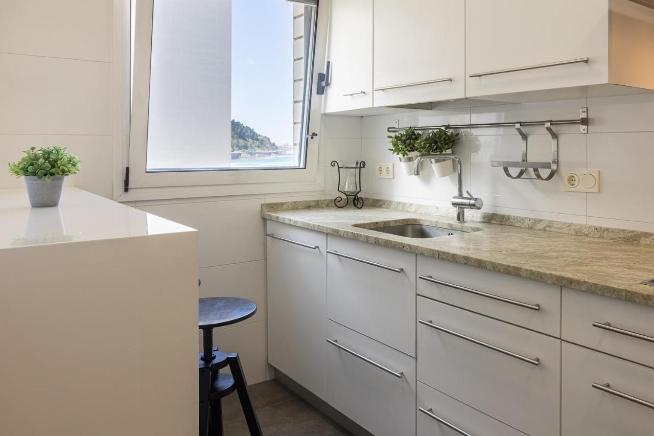 Apartamento Egona-San Luis 2 Vivienda, Playa Y Garaje Zarautz Exterior foto